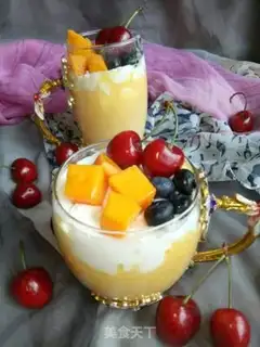 Make Butter mango cups step 8