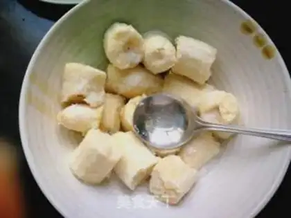 Make Banana rice cake step 3