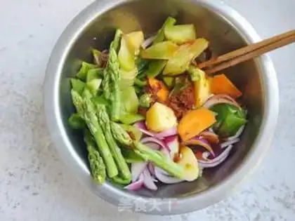 Make The chicken leg of the time step 4