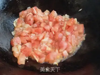 Make Pizza sauce noodles step 4