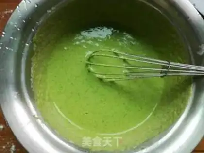 Make Emerald eggcake step 6