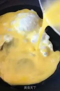 Make Smelt fried eggs step 5