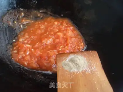 Make Pizza sauce noodles step 7