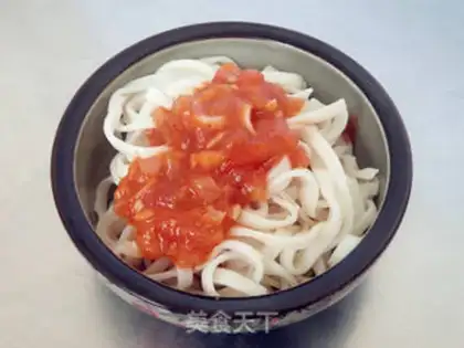 Make Pizza sauce noodles step 10