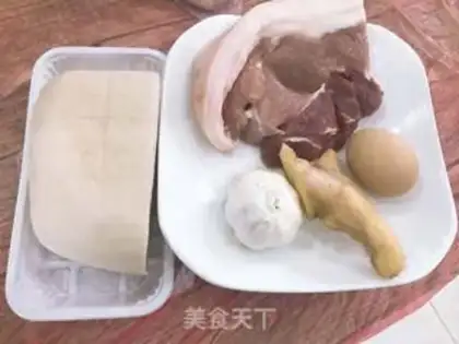 Make Steam tofu round step 0