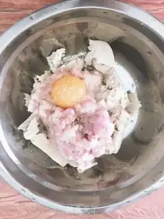 Make Steam tofu round step 2