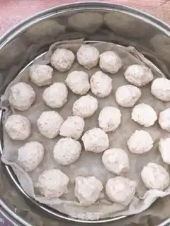 Make Steam tofu round step 3