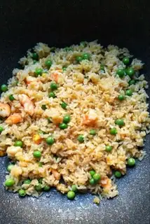 Make Shrimp rice step 3