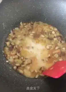 Make The baby covered the noodles step 8