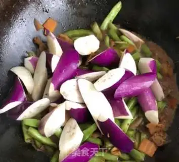 Make Bean-fruit noodles step 6