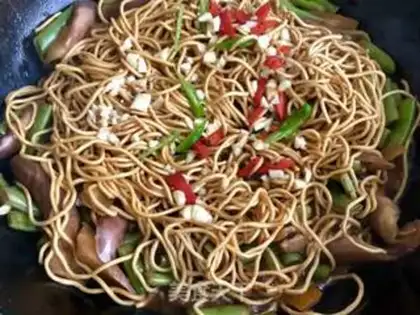 Make Bean-fruit noodles step 9