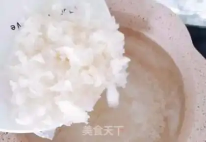 Make Purple potato silver congee step 2