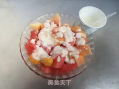 Make Yogurt fruit salad step 5