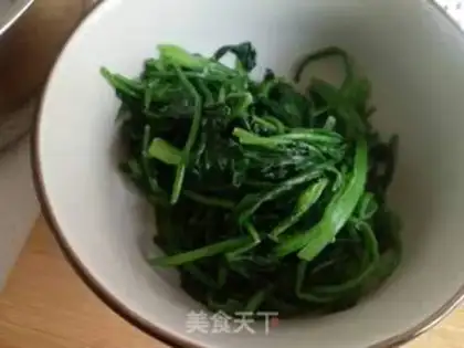 Make Soy sauce spinach step 2