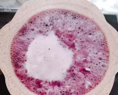 Make Purple potato silver congee step 4