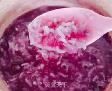 Make Purple potato silver congee step 5