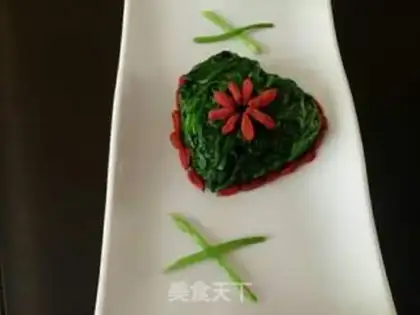 Make Soy sauce spinach step 5
