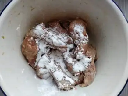 Make Garlic chicken step 2