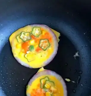 Make Onion eggcake step 1