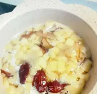 Make ♪ ♪ Mountain apple appetizer soup ♪ step 4