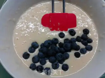 Make Low-fat blueberry McFin step 4