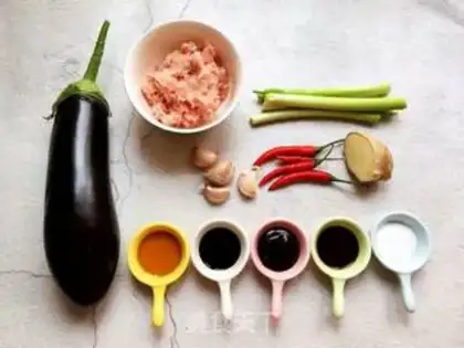 Make Meat and eggplant step 0