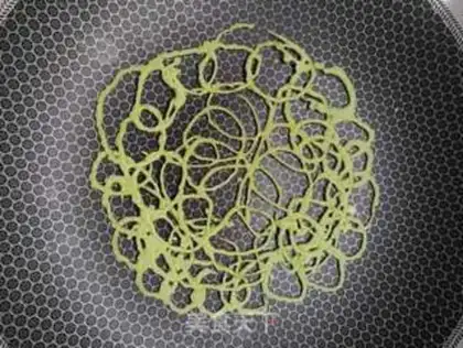 Make A lace egg roll step 11