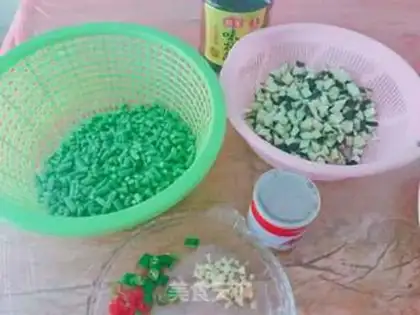 Make Soybeans and cheese step 0