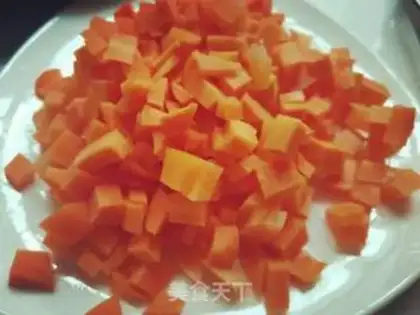 Make A simple bacon fried rice step 0