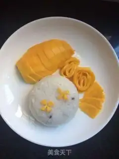 Make Coconut mango rice step 4