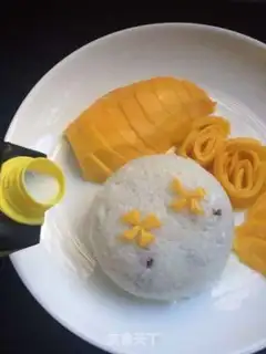 Make Coconut mango rice step 5