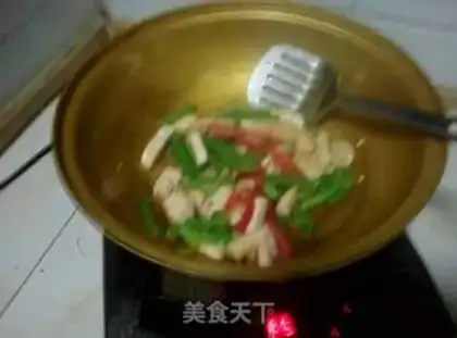 Make Pepper fried tofu step 3