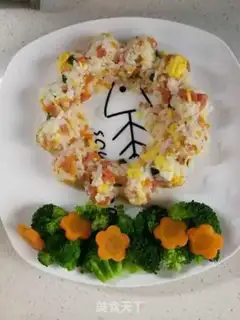 Make Creative egg fried rice step 9