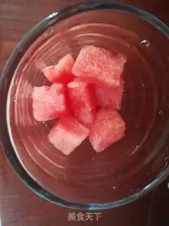 Make Watermelon saliva step 1