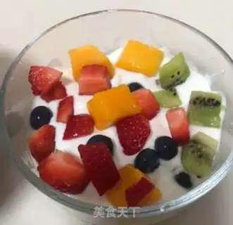 Make Fruit yogurt step 2