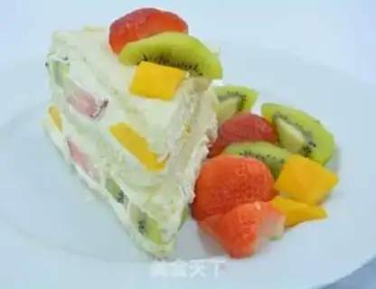 Make Fruit sandwich step 2