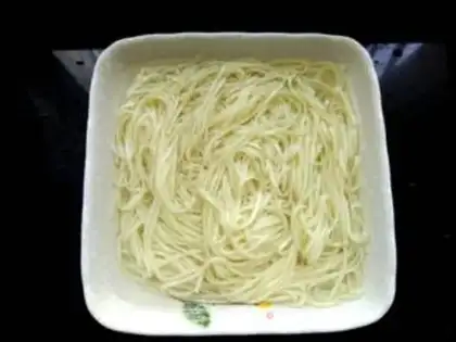 Make Soy sauce noodles step 2