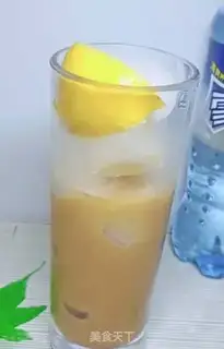 Make Lemon bubble coffee step 3