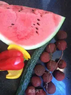 Make Watermelon fruit and vegetables step 0