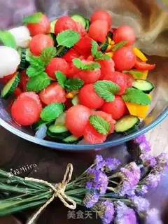 Make Watermelon fruit and vegetables step 6