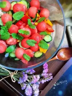 Make Watermelon fruit and vegetables step 7