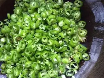 Make Fired peppers step 4