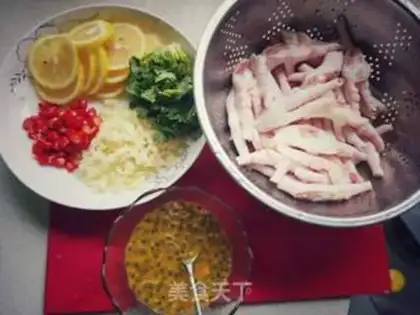 Make Red chicken claws step 0