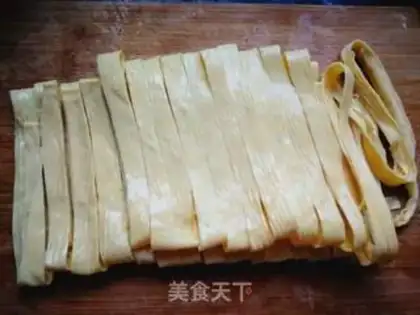 Make Tofu skin step 1