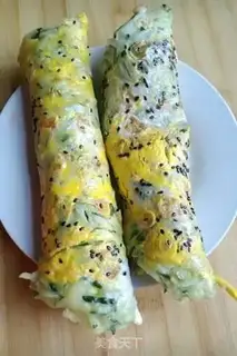 Make cucumber omelet step 7