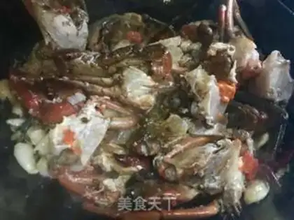 Make Spicy crabs step 7