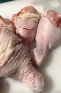 Make Cheese roast chicken leg step 0