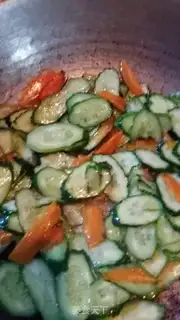 Make Fried cucumber step 5