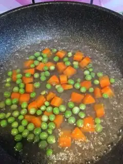 Make Five colours of shrimp tofu step 1