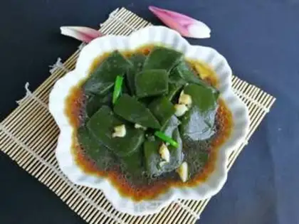 Make Five colours of shrimp tofu step 8